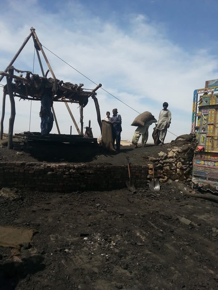 Coal mine field work